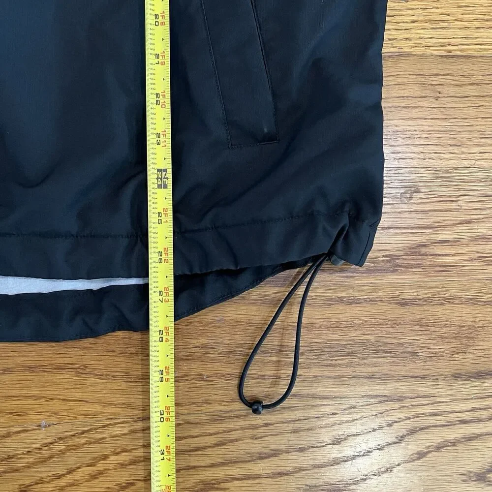 Champion Jacket Mens Medium Scout Baseball Stadium Wind‎ Water Resistant Black